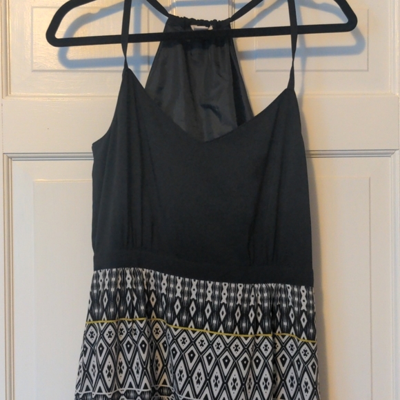 J. Crew factory black/pattern maxi dress - Picture 4 of 5